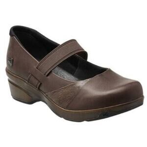 Keen Mora Mary Brown Leather Mary Jane Dress Comfort Shoes Brown Size 8.5 Office